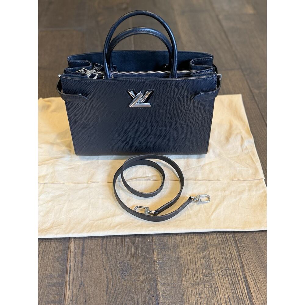 Louis Vuitton Twist Epi Leather Black Tote Bag
